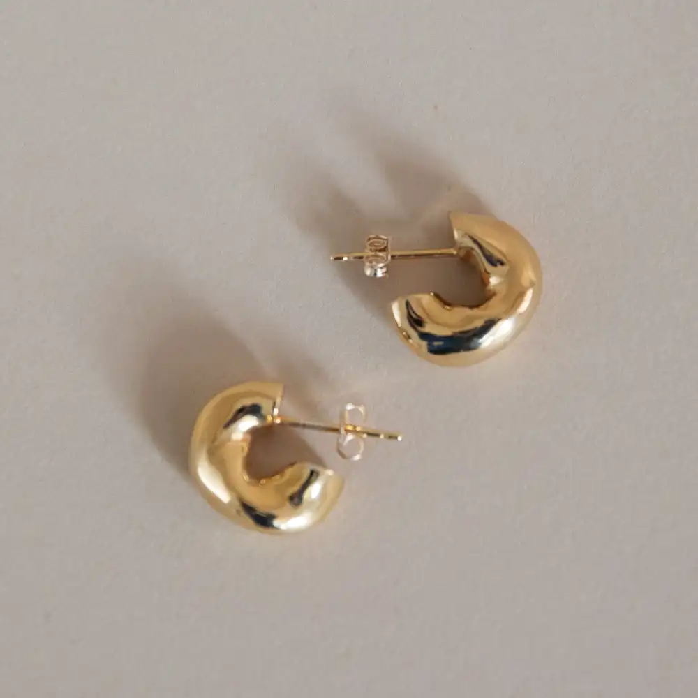 Delicate Huggie Hoop Earrings