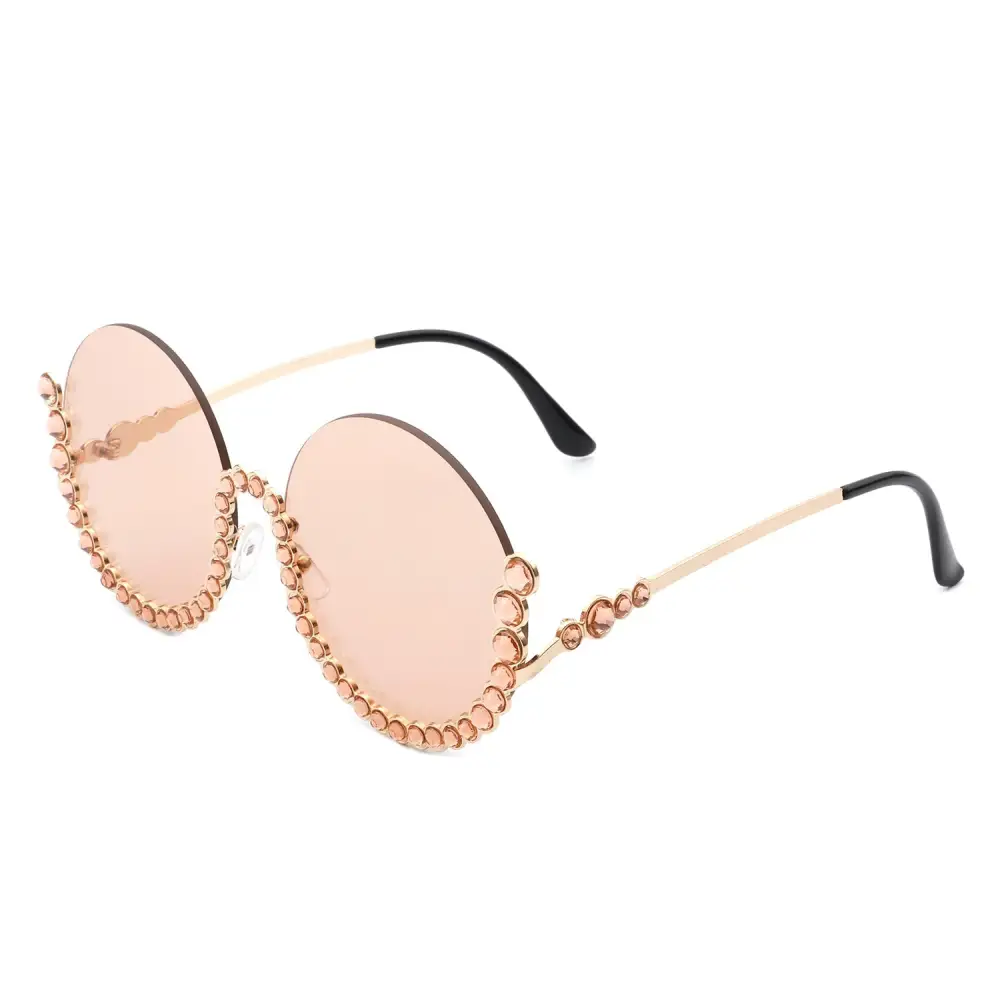 Layered Round Frame Sunglasses