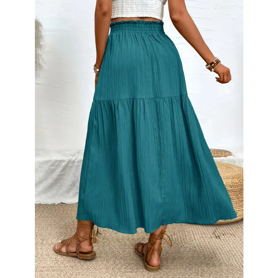 Frill Slit Skirt
