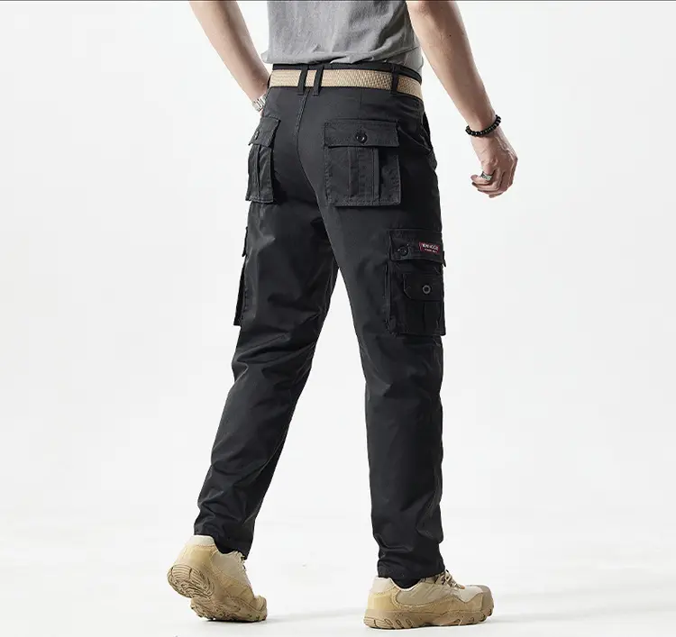 Men's Durable Cotton Cargo Pants