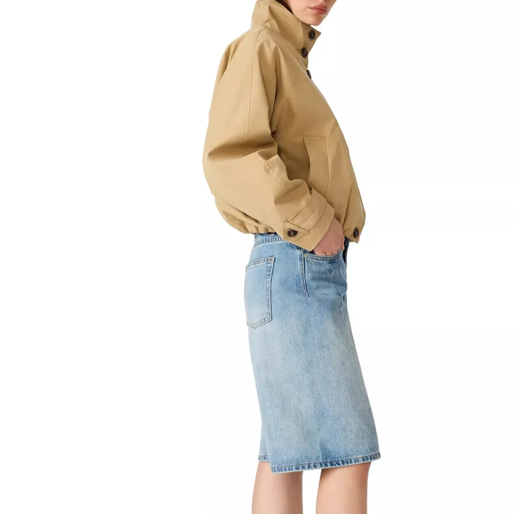Cotton Zip Front Jacket