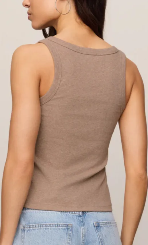 Scoop Neck Wide Strap Tank