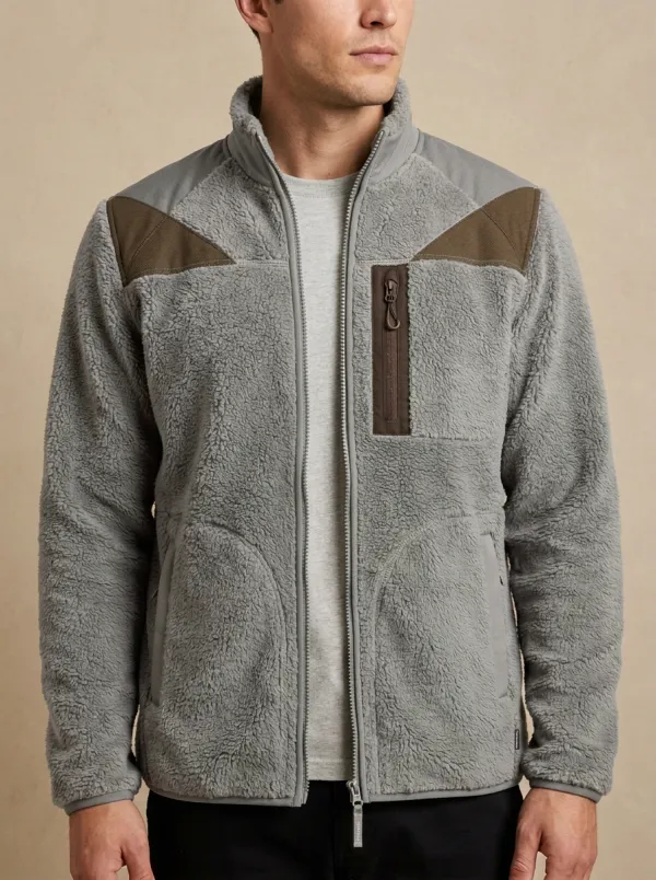 Hiking Sherpa Fleece Zip Jacket