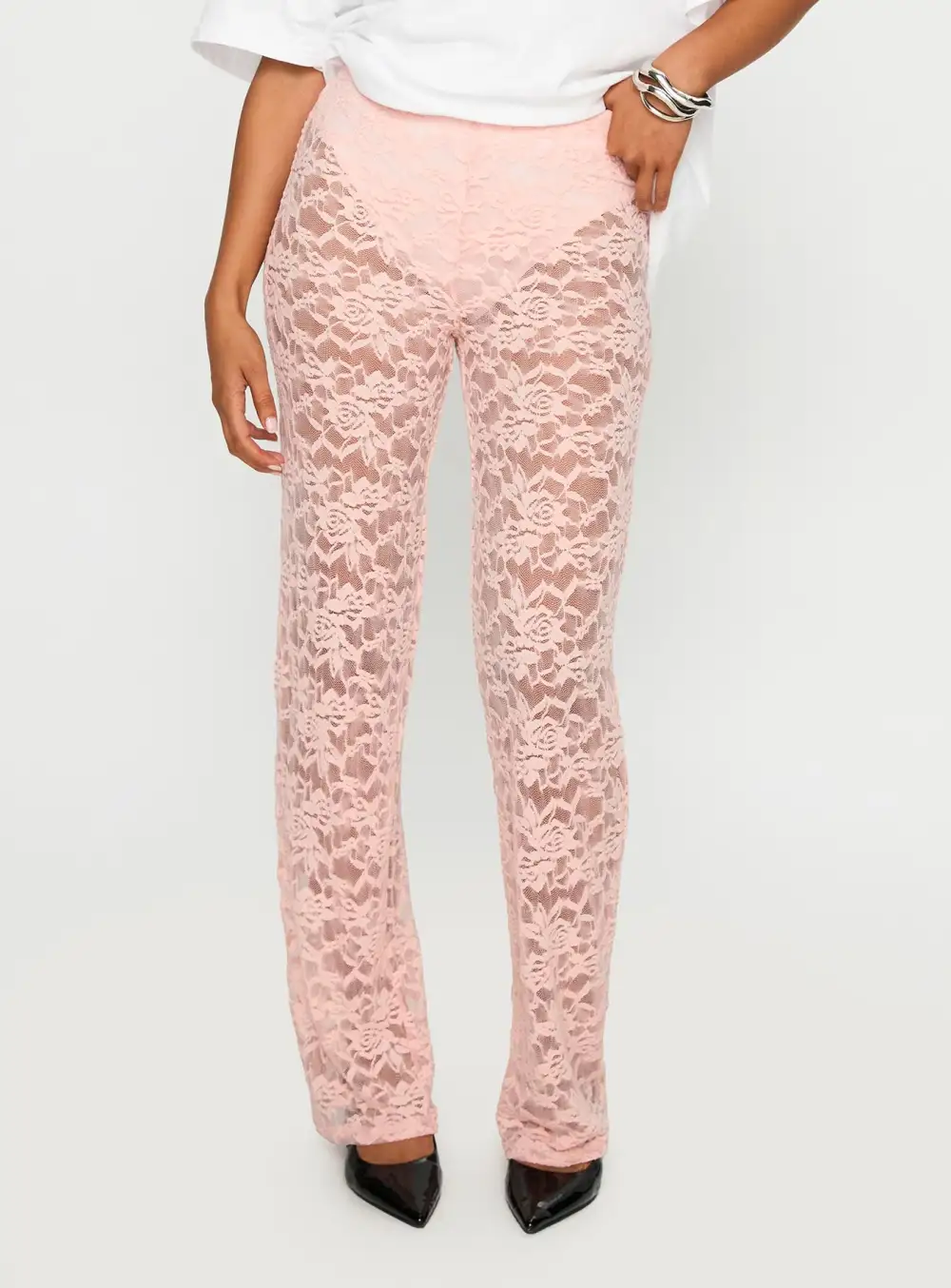 Peru Lace Flared Pants