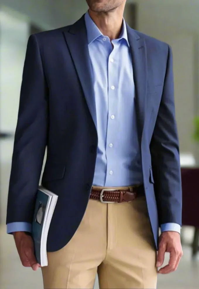 Peak Lapel Tailored Work Jacket
