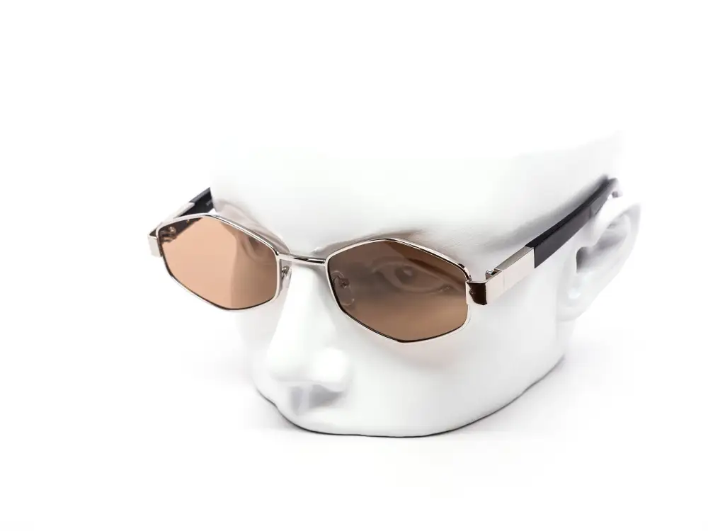 12-Pack Minimalist Metal Hexagon Sunglasses