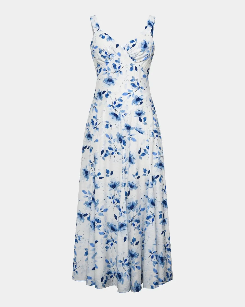 Godet Panel Dress -Watercolour