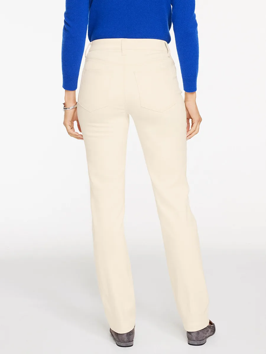 Women'S High-Waisted Straight-Leg Casual Pants Decorated With Sparkling Diamonds