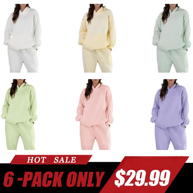 Pastel Hooded Tracksuit, Casual and Comfortable