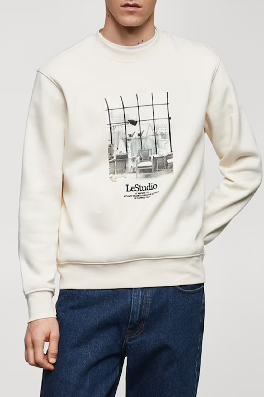 Printed Picture Sweatshirt