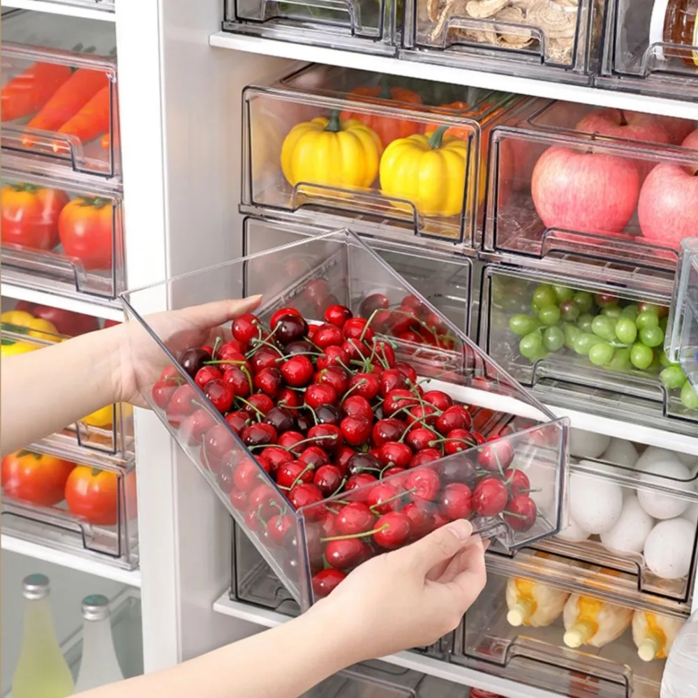 Clear Fridge Storage Container Collection