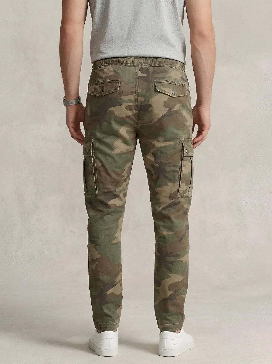 Camouflage Military-Inspired Camouflage Cargo Pants