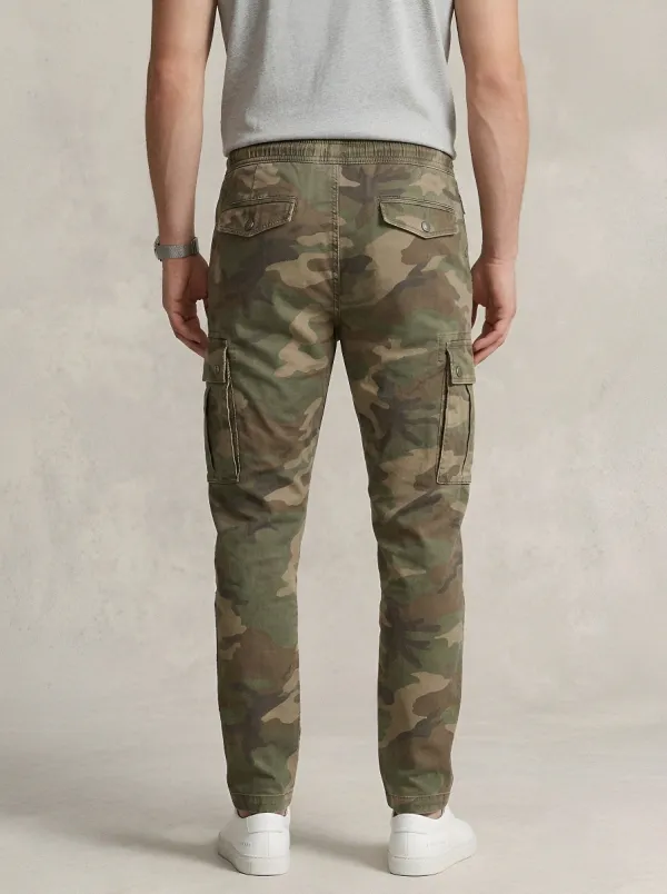 Camouflage Military-Inspired Camouflage Cargo Pants