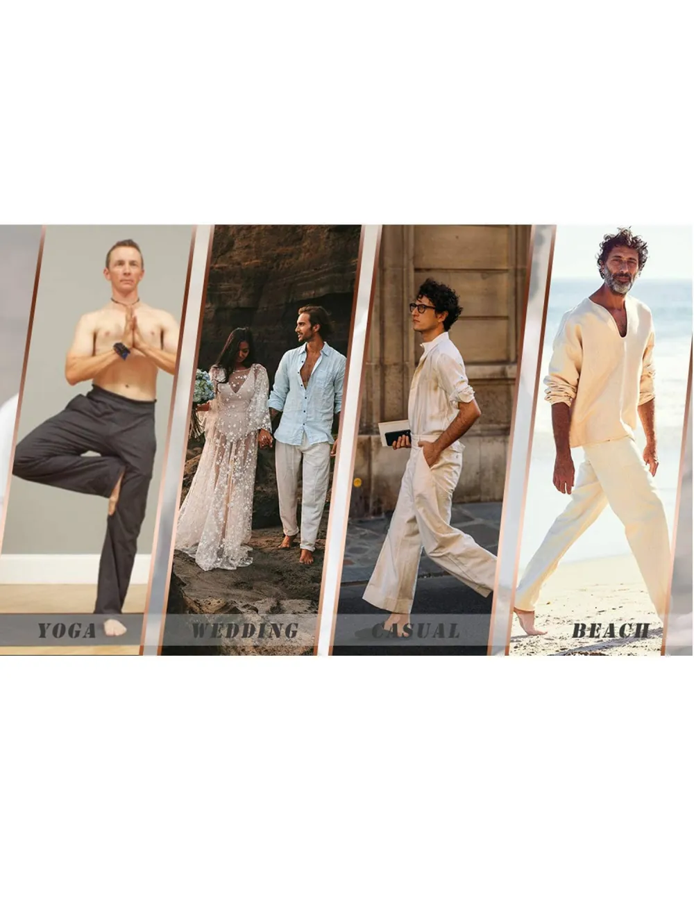 Linen Yoga Trousers Pants
