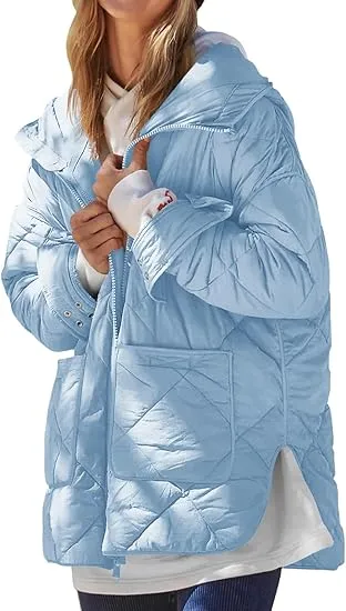 🧥 Womens Quilted Puffer Jacket – Lightweight Warmth. Timeless Comfort. Everyday Style.