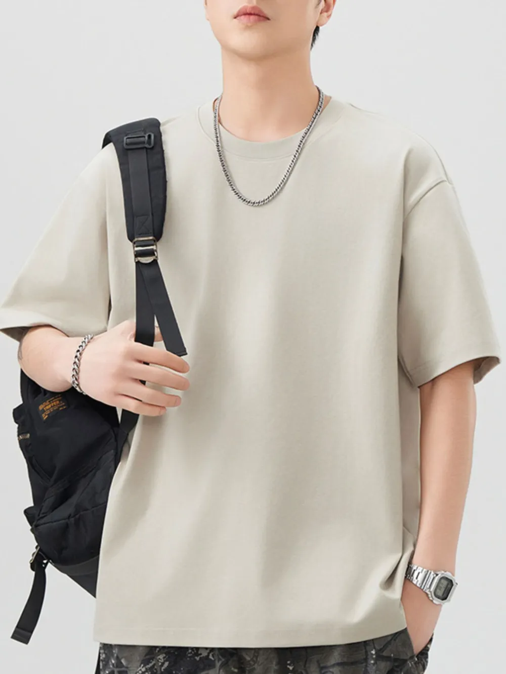 Polished Men's Casual Loose T-shirt
