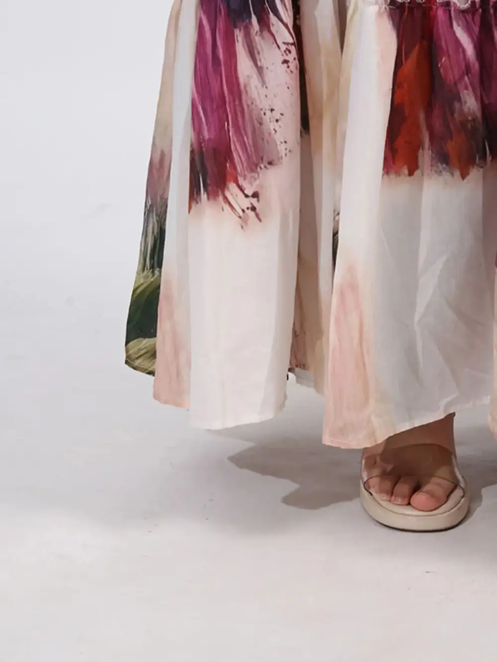 Tie Waist Tiered Maxi Dress