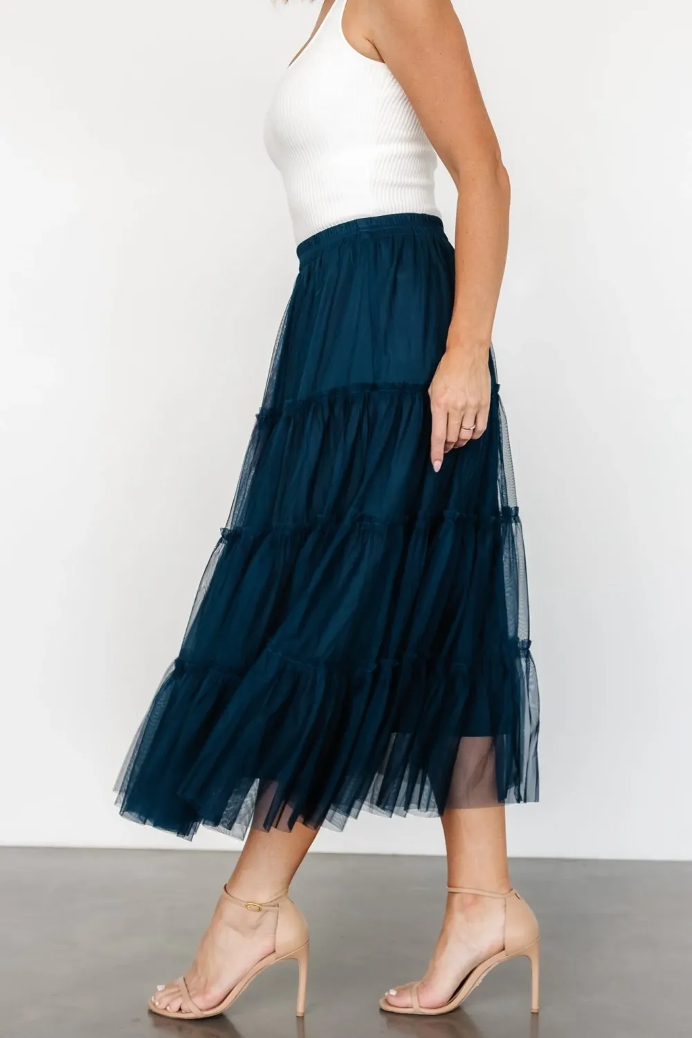 Lightweight Soft Sheer Fabric Skirt