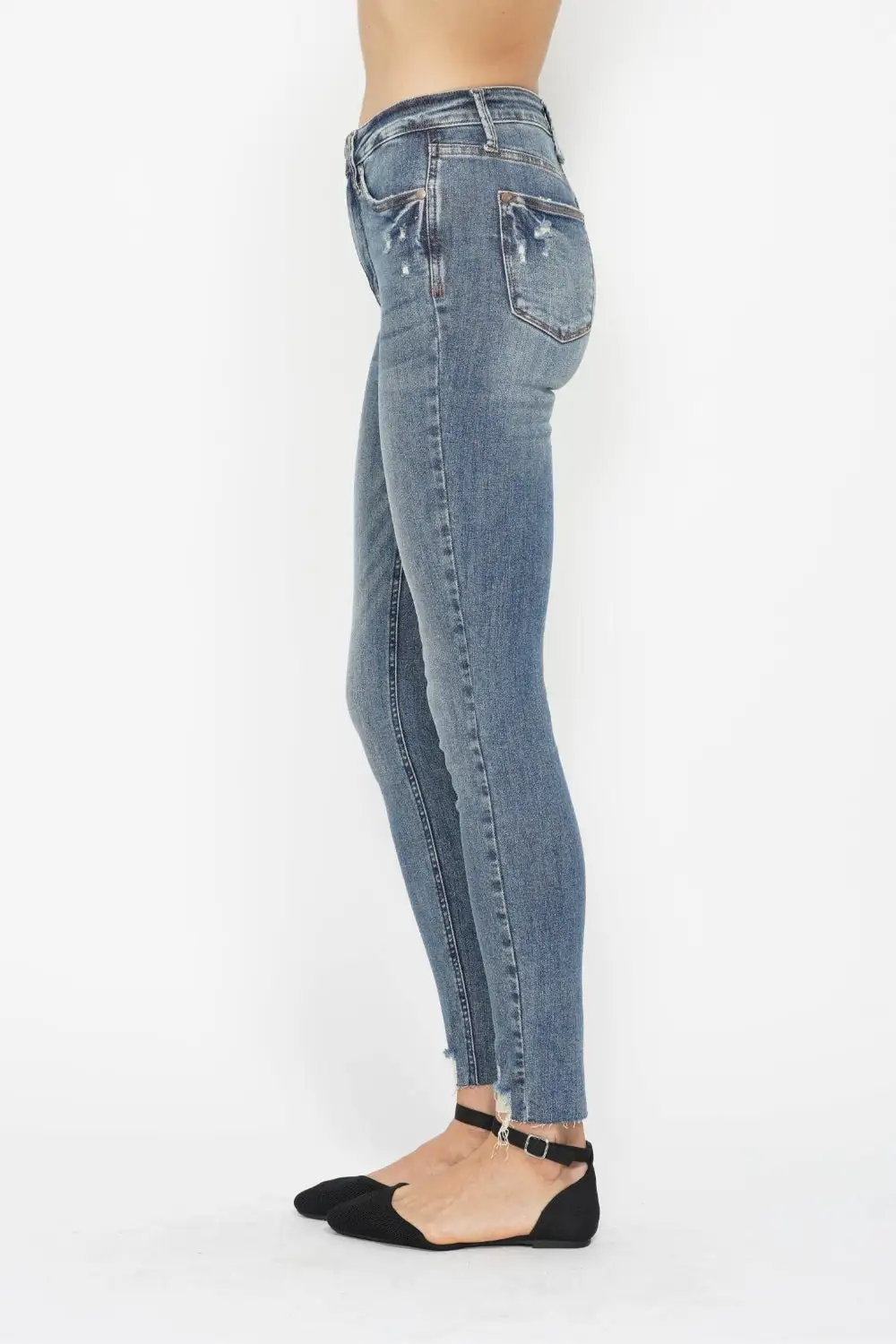 Sharp Skinny Denim Jeans
