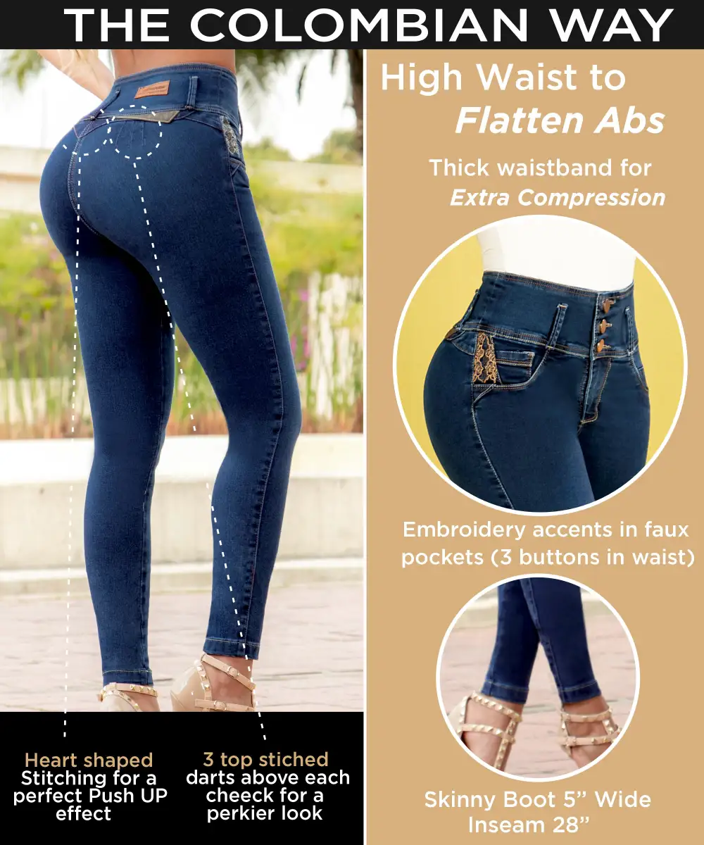 Butt Lift High Waist Stretchy Skinny Jeans