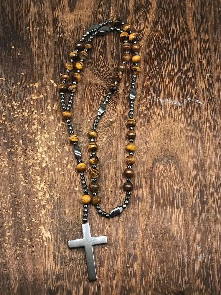 Natural Stone Pendant Necklace