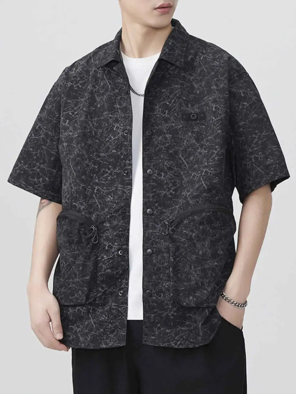Everyday Button Up Half Sleeve Shirt