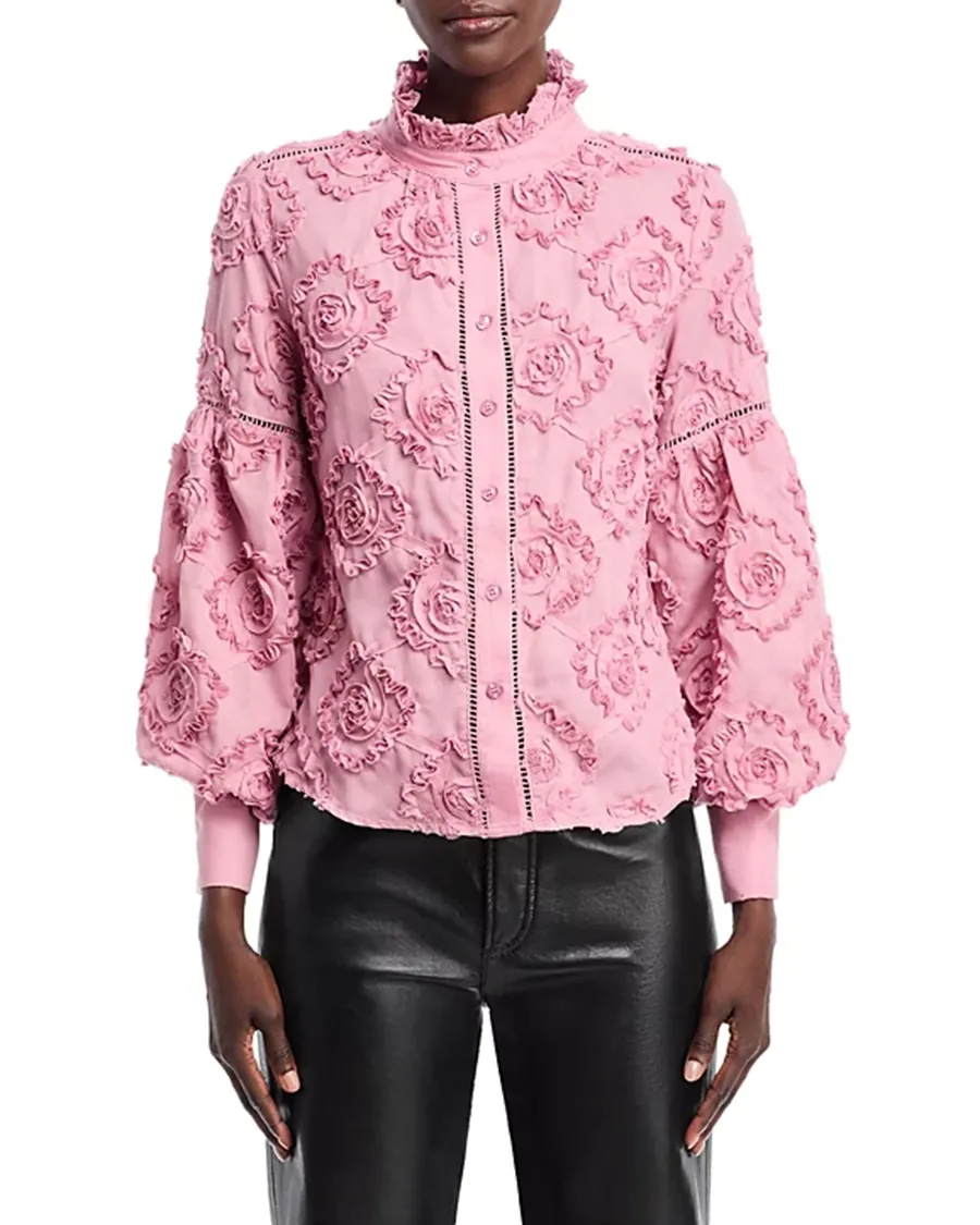 Casual Style Floral Print Shirt