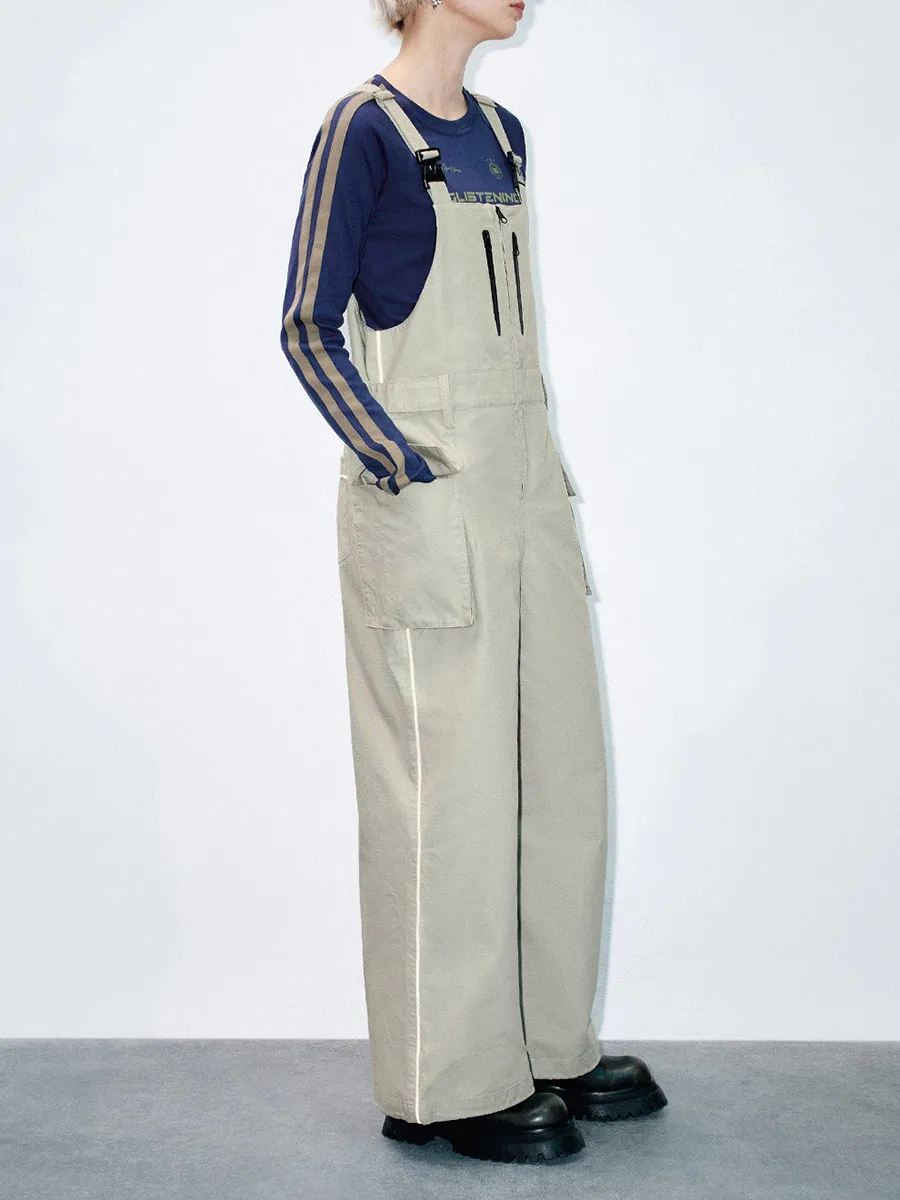 Casual Street Style Cargo Overalls
