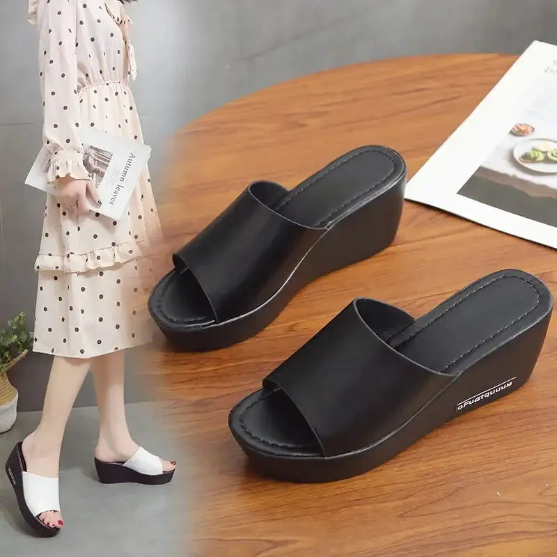 Wedge Slide Sandals
