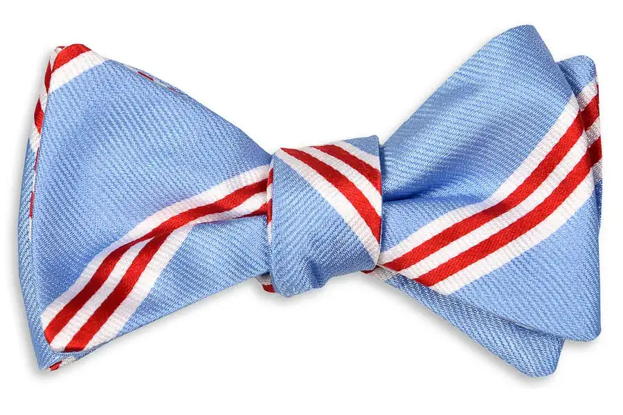Sophisticated Seasonal Striped Bow Tie