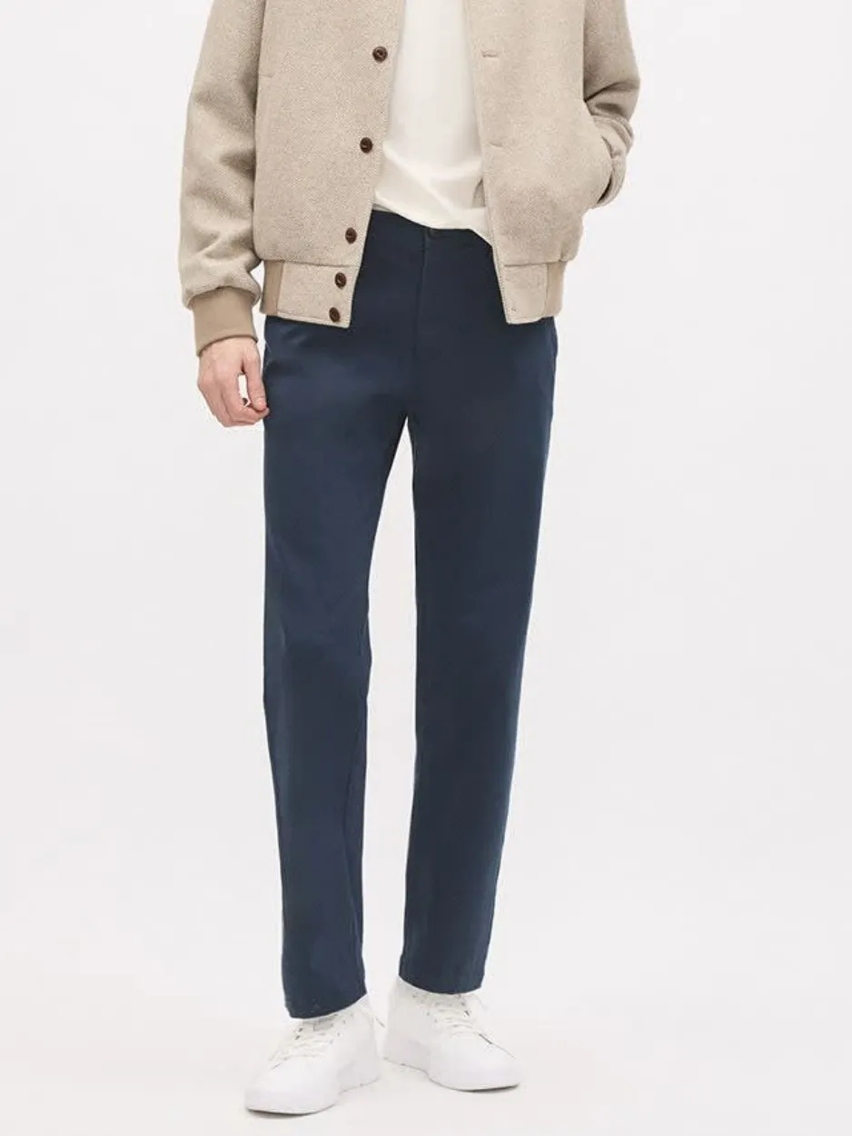 Navy Blue Straight Leg Pant