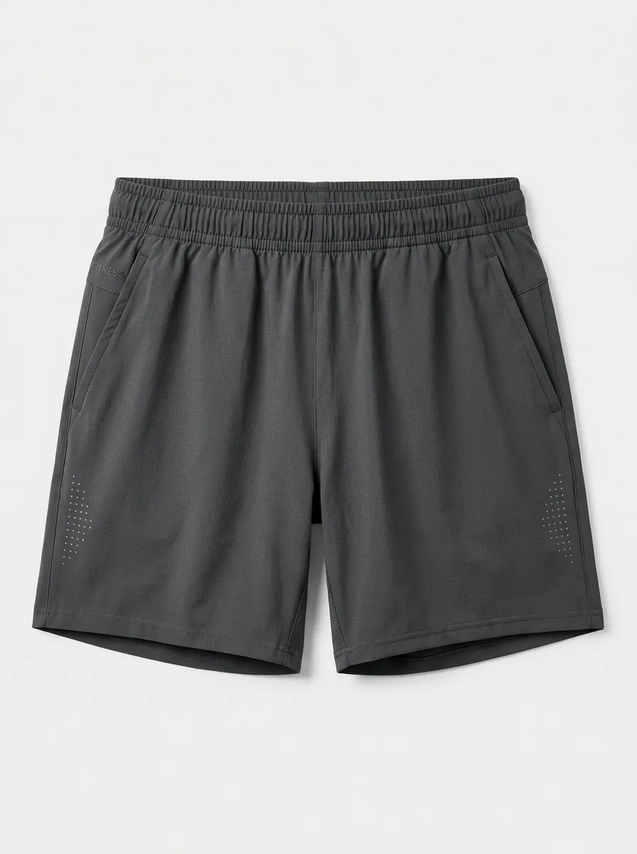 Men's Fitness Athletic Breathable Quick-Dry Printed Shorts