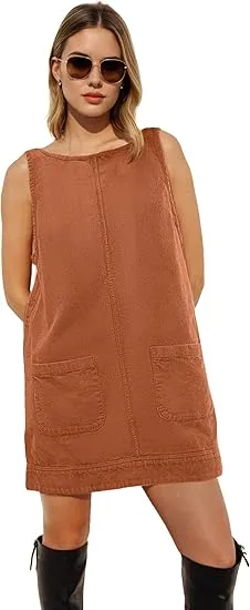 👗 Women’s Corduroy Overalls Dress – Soft, Cute & Effortlessly Stylish