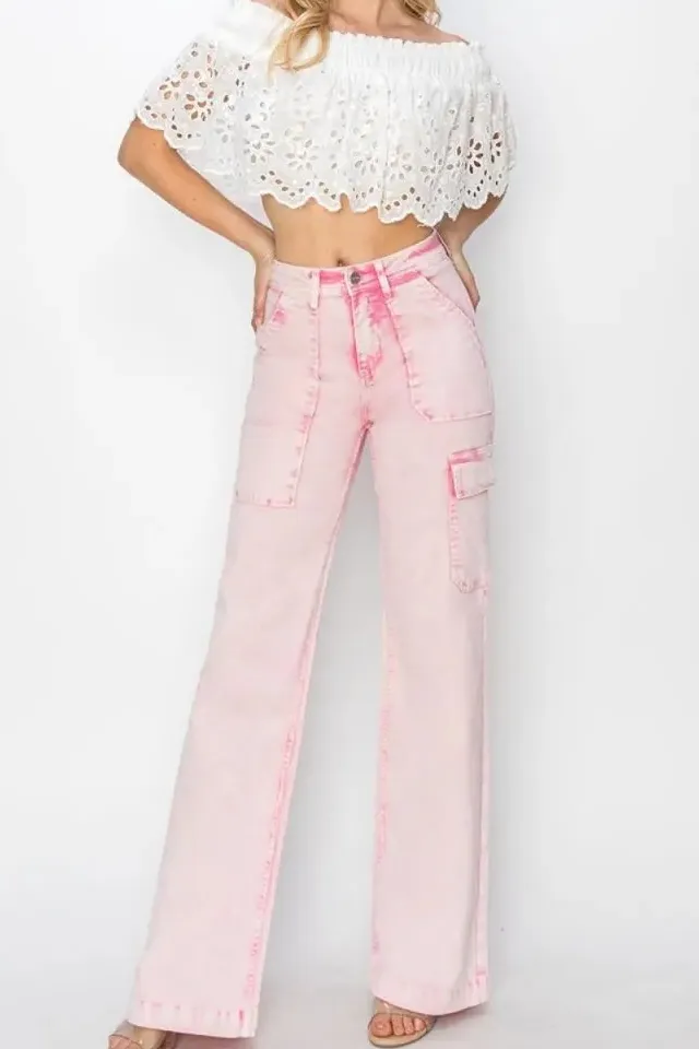 Cargo Jeans - High Rise - Everyday Denim