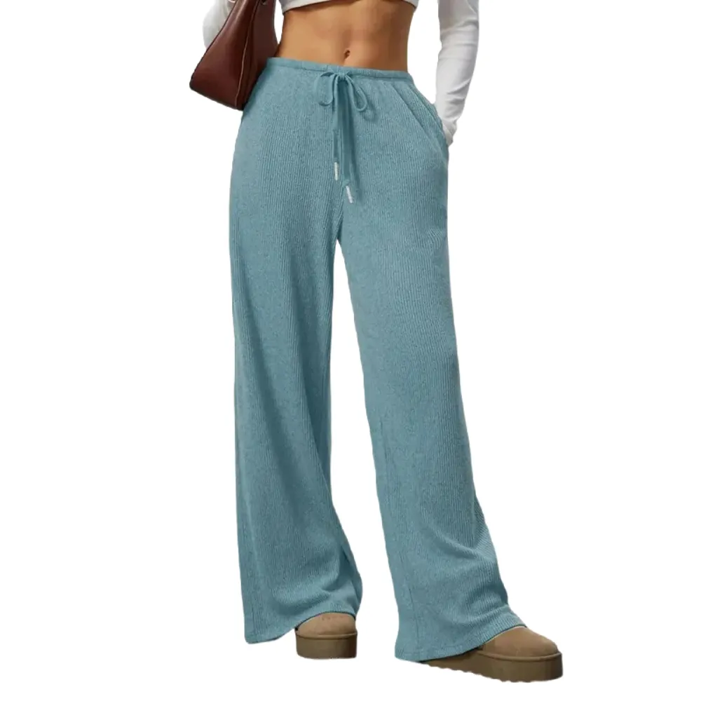 High Waist Comfortable Wide Leg Casual Jogging Pants,Ideal for Everyday Wear