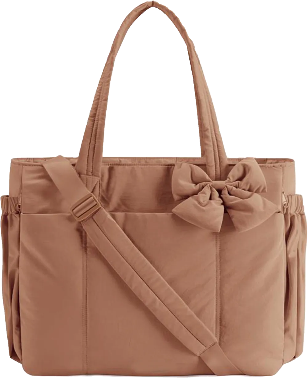 💕 Crush Bow Tote Bag for Women – Chic, Roomy & Ready for Anything