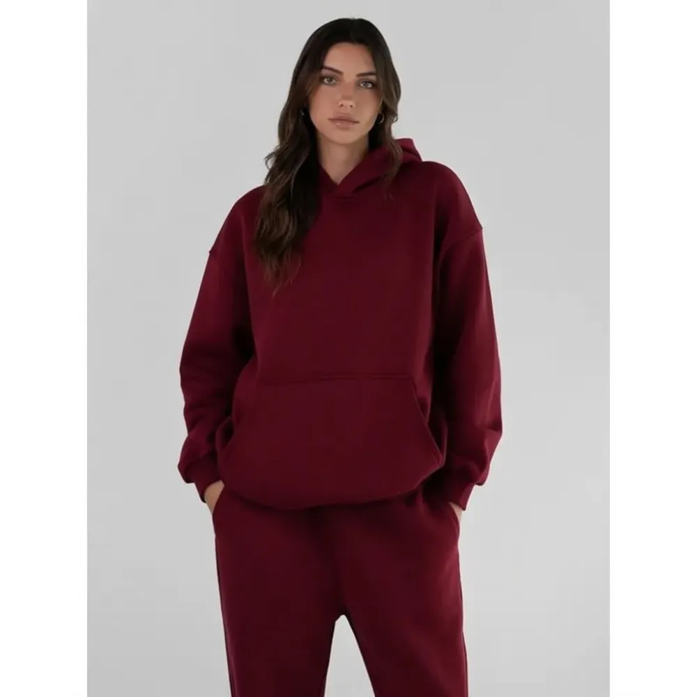 Pastel Hooded Tracksuit, Casual and Comfortable