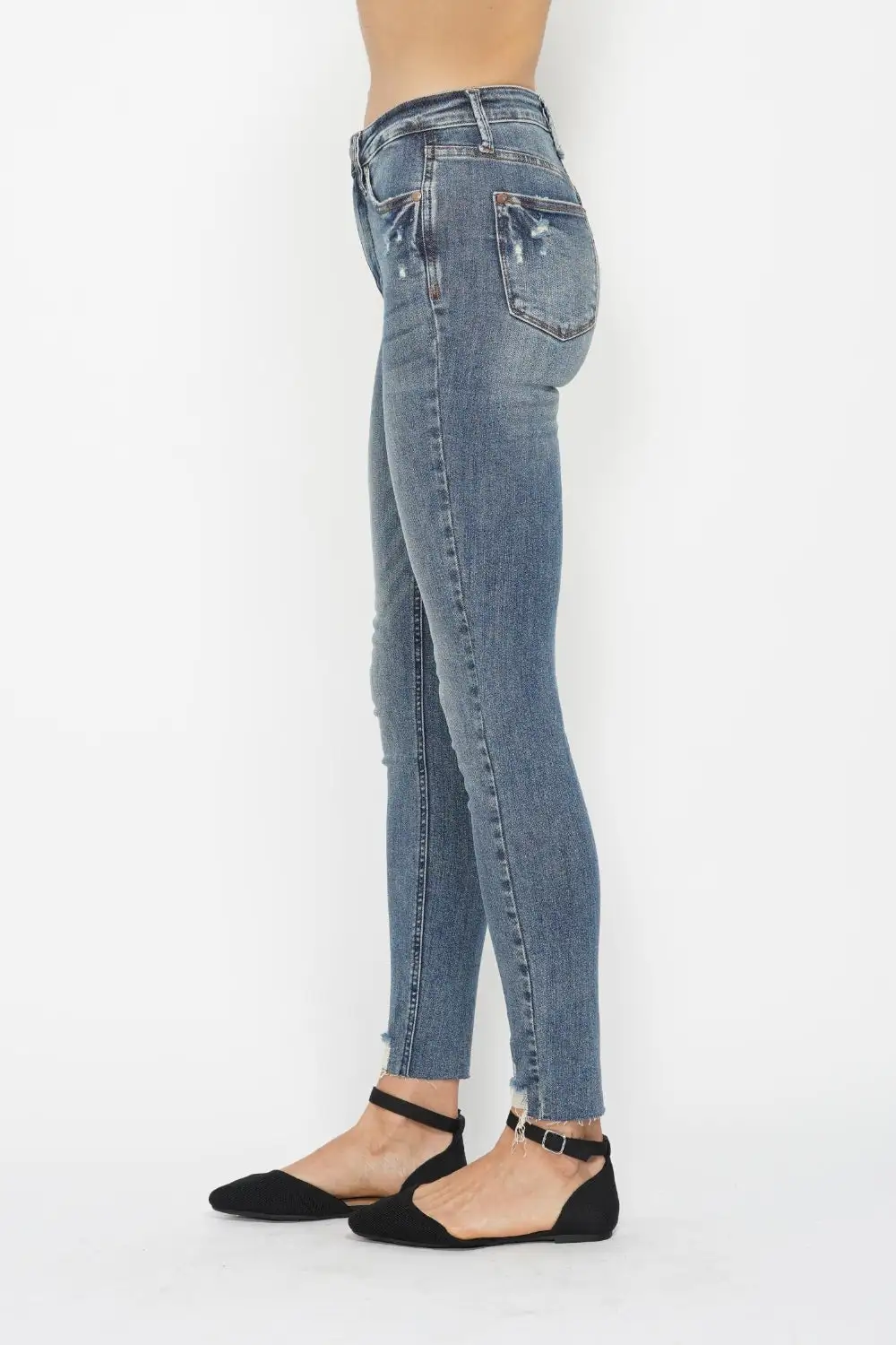 Sharp Skinny Denim Jeans