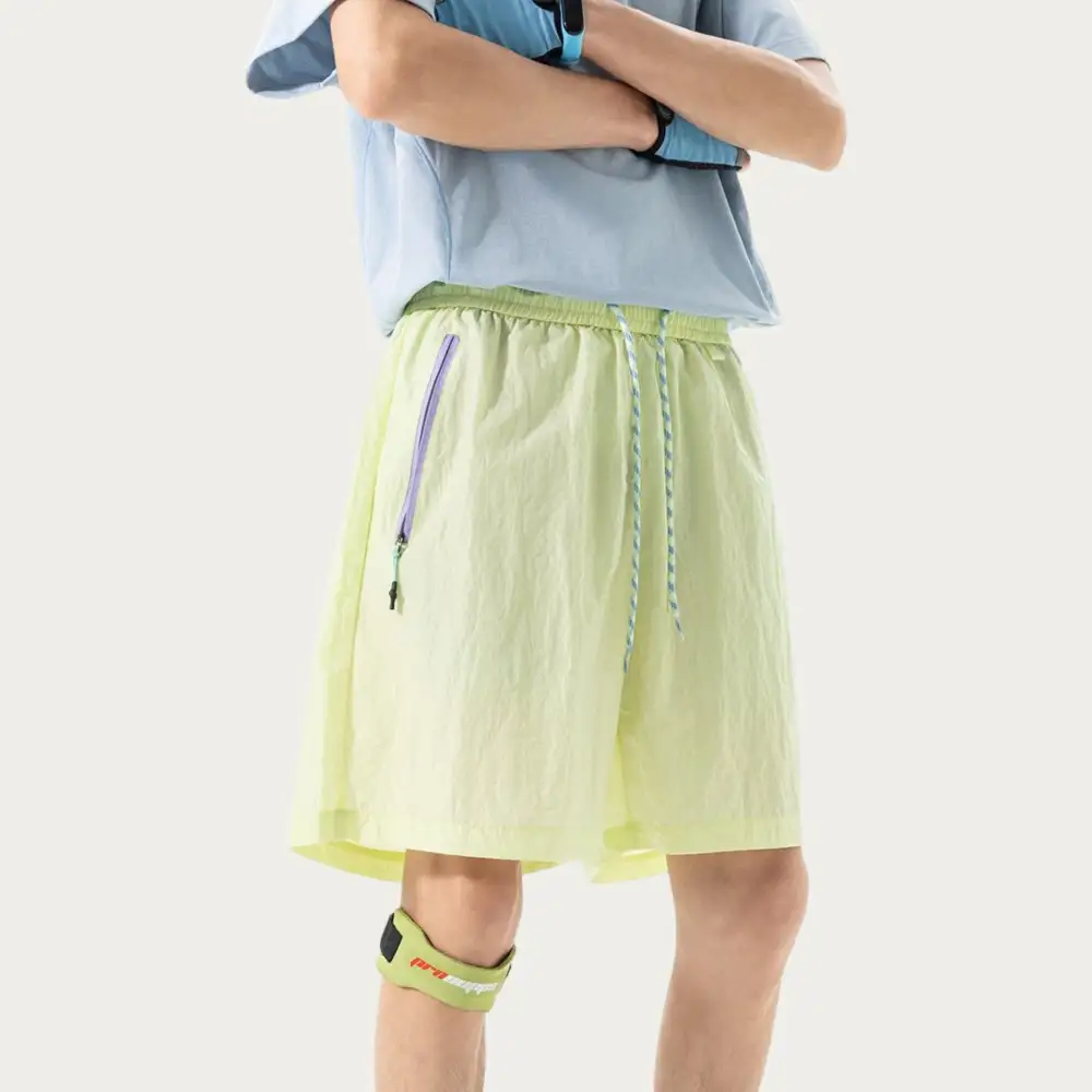 Relaxed Drawstring Pocketed Lightweight Men's Athletic Shorts