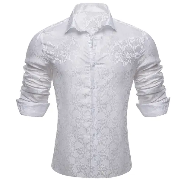 Statement Paisley Silk Casual Shirt