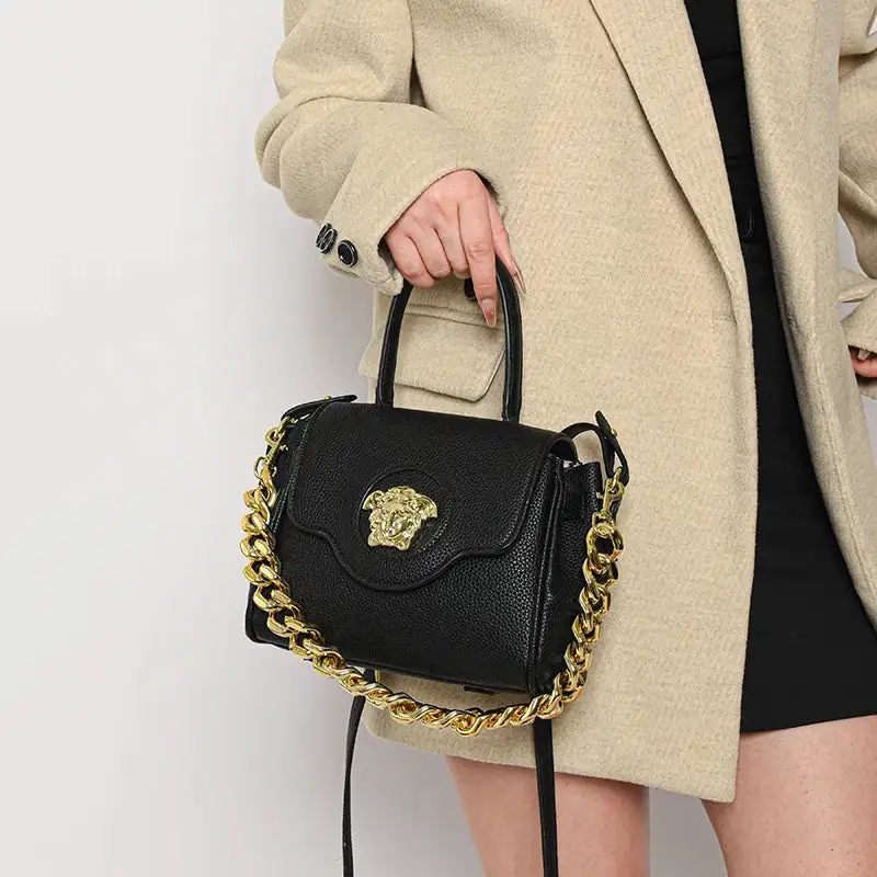 Zip-Top Shoulder Bag