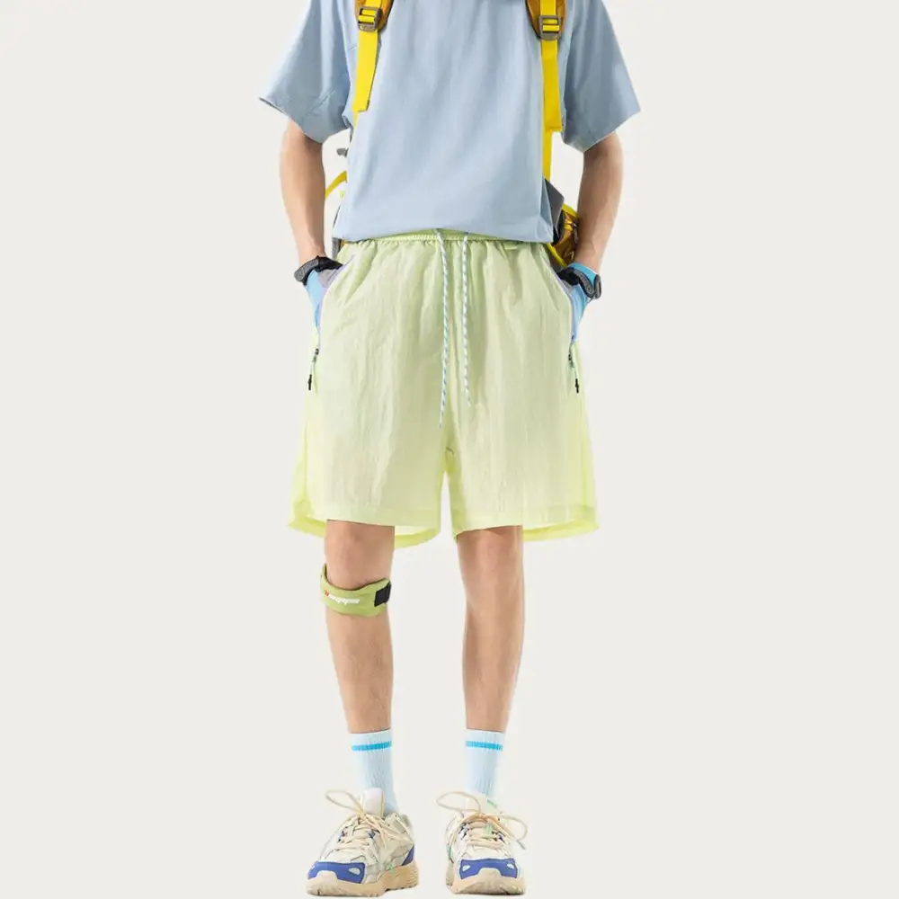 Relaxed Drawstring Pocketed Lightweight Men's Athletic Shorts