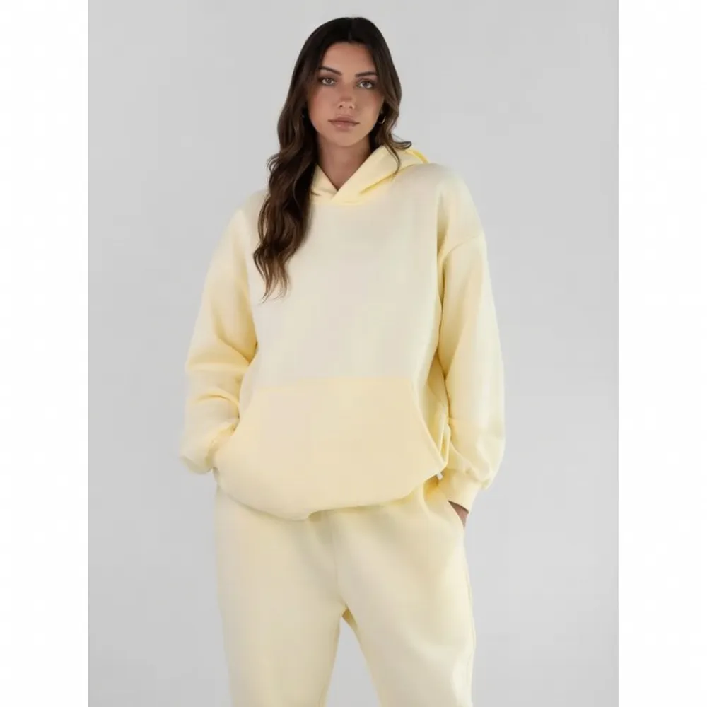Pastel Hooded Tracksuit, Casual and Comfortable