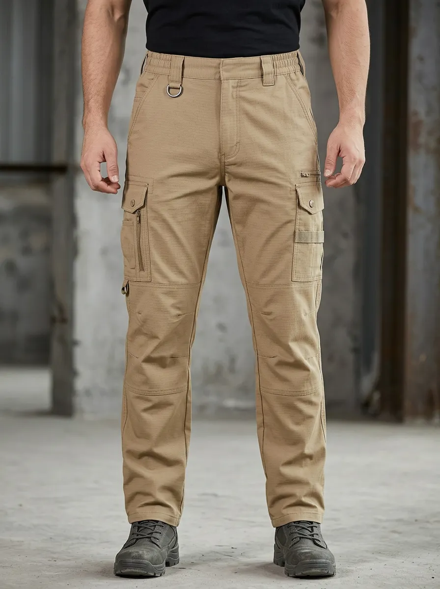 Men's Zip-Pocket Tactical Trousers