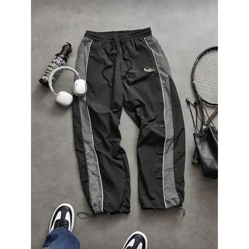 Unisex Casual Printed Elastic Cuff Sport Pants