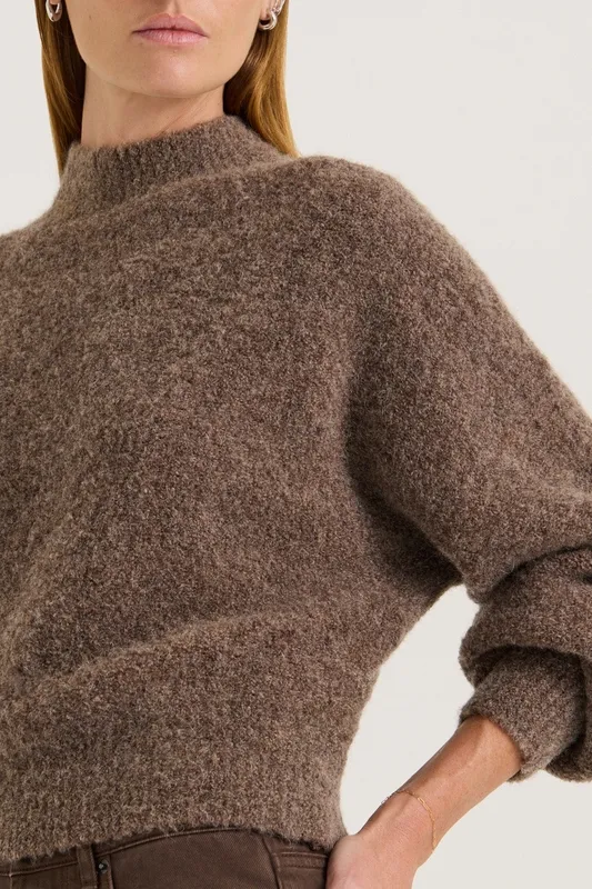 Oat Oversized Textured Knit Sweater