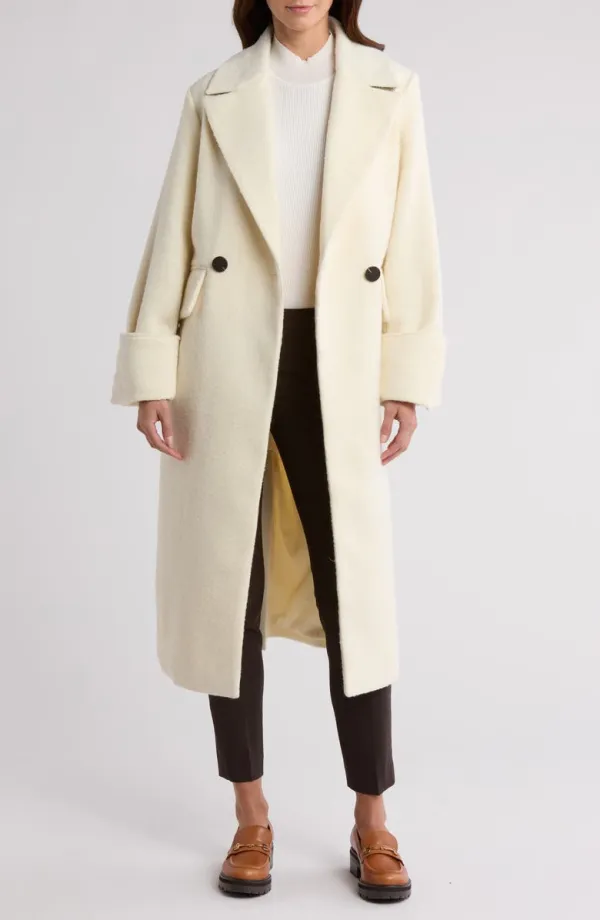Retro Herringbone Oversize Coat