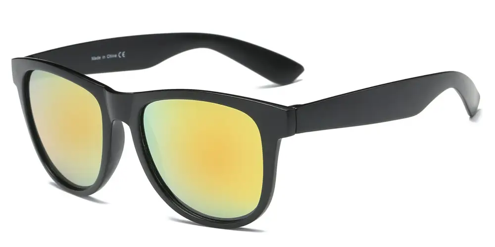 Retro Vintage Round Shape Mirrored Sunglasses