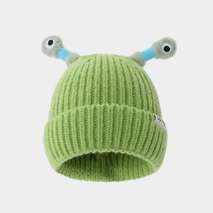 🔥Spring Hot Sale - 49% OFF🔥 Parent-Child Cute Glowing Little Monster Knit Hat