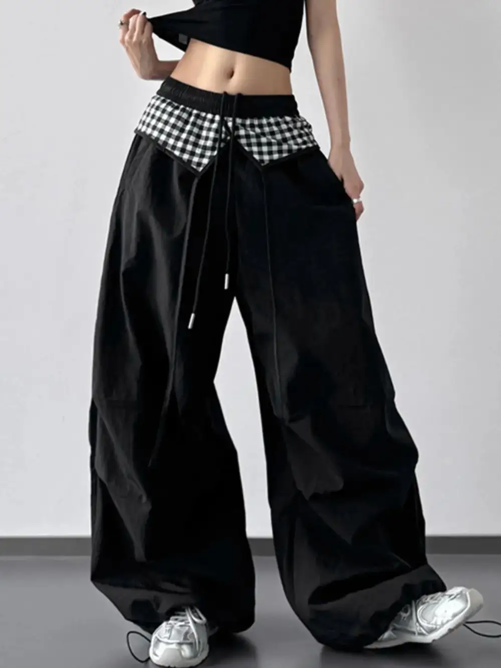 The Checkered Wide Pant